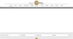 Desktop Screenshot of ajmerhotelroyalpalace.com